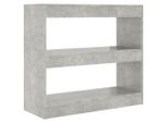 Syfax™ Libreria/Divisorio Grigio Cemento 80X30X72 Cm