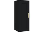 Syfax™ Armadietto A Muro Nero 35X34X90 Cm In Legno Multistrato