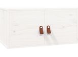 Syfax™ Pensile Bianco 60X30X30 Cm In Legno Massello Di Pino