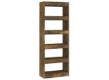 Syfax™ Libreria/Divisorio Rovere Fumo 60X30X166 Cm In Truciolato
