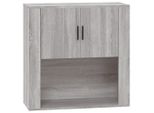 Syfax™ Mobile Pensile Grigio Sonoma 80X33X80 Cm In Legno Multistrato