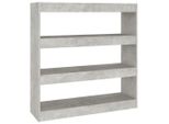 Syfax™ Libreria/Divisorio Grigio Cemento 100X30X103 Cm