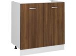 Syfax™ Mobiletto “Lyon” Rovere Marrone 80X46X81,5 Cm