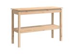 Syfax™ Tavolo Consolle 110X40X75 Cm In Legno Massello Di Pino