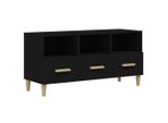 Syfax™ Mobile Porta Tv Nero 102X36X50 Cm In Legno Multistrato