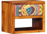 Syfax™ Armadio Da Notte Con Cassetto Marrone 40 X 35 X 35 Cm