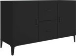 Syfax™ Credenza Nera 100X36X60 Cm In Legno Multistrato
