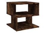 Syfax™ Tavolino Da Salotto Rovere Fumo 40X40X40Cm In Legno Multistrato