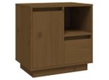 Syfax™ Comodino Ambra 50X34X50 Cm In Legno Massello Di Pino