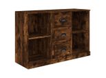 Syfax™ Credenza Rovere Fumo 104,5X35,5X67,5 Cm In Legno Multistrato