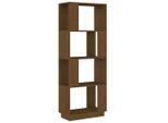 Syfax™ Libreria/Divisorio Ambrato 51X25X132 Cm In Massello Di Pino