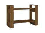 Syfax™ Libreria/Divisorio Ambrato 80X35X56,5 Cm Legno Massello Di Pino