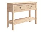Syfax™ Tavolo Consolle 100X35X75 Cm In Legno Massello Di Pino
