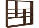 Syfax™ Mensola A Muro Rovere Fumo 90X16X78 Cm In Legno Multistrato