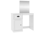 Syfax™ Toeletta Con Specchio Bianca 90X50X132,5 Cm Legno Multistrato