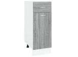 Syfax™ Mobile Con Cassetto “Lyon” Grigio Sonoma 30X46X81,5
