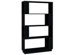 Syfax™ Libreria/Divisorio Bianco 80X25X132 Cm Legno Massello Di Pino