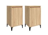 Syfax™ Comodini 2 Pz Rovere Sonoma 40X35X70 Cm In Legno Multistrato