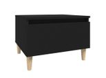 Syfax™ Tavolino Nero 50X46X35 Cm In Legno Multistrato