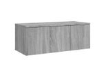 Syfax™ Mobile Porta Tv Grigio Sonoma 80X34X30 Cm In Legno Multistrato