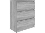 Syfax™ Credenza Grigio Sonoma 60X35X76 Cm In Legno Multistrato