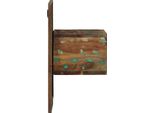 Syfax™ Comodino Multicolore 50X27X50 Cm In Legno Massello Recupero