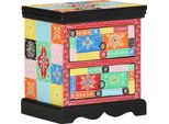 Syfax™ Armadio Da Notte Con Cassetto Multicolore 40 X 35 X 45 Cm
