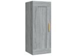 Syfax™ Armadietto A Muro Grigio Sonoma 35X34X90Cm In Legno Multistrato