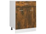 Syfax™ Mobiletto “Lyon” Rovere Fumo 60X46X81,5 Cm