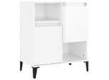 Syfax™ Credenza Bianco Lucido 60X35X70 Cm In Legno Multistrato