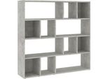 Syfax™ Libreria/Divisorio Grigio Cemento 105X24X102 Cm