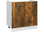 Syfax™ Mobile Sottolavello “Lyon” Rovere Fumo 80X46X81,5 Cm
