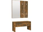 Syfax™ Set Di Mobili Da Corridoio Rovere Fumo In Legno Multistrato