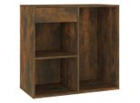 Syfax™ Armadietto Cosmetici Rovere Fumo 80X40X75Cm Legno Multistrato
