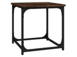 Syfax™ Tavolino Da Salotto Rovere Fumo 40X40X40Cm In Legno Multistrato