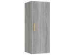 Syfax™ Armadietto A Muro Grigio Sonoma 34,5X34X90 Cm Legno Multistrato