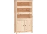 Syfax™ Credenza 80X35X154 Cm In Legno Massello Di Pino
