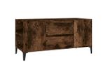 Syfax™ Mobile Porta Tv Rovere Fumo 102X44,5X50 Cm In Legno Multistrato