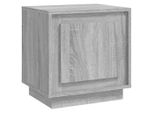 Syfax™ Comodino Grigio Sonoma 44X35X45 Cm In Legno Multistrato