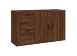 Syfax™ Credenza Rovere Marrone 100X33X59,5 Cm In Legno Multistrato