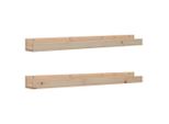 Syfax™ Mensole Da Parete 2 Pz 110X12X9Cm In Legno Massello Di Pino