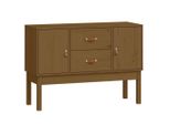 Syfax™ Credenza Marrone Ambra 110X40X78 Cm In Legno Massello Di Pino
