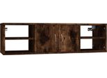 Syfax™ Mensola A Muro Rovere Fumo 102X30X29 Cm Legno Multistrato