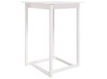 Syfax™ Tavolo Da Bar Bianco 80X80X110 Cm In Legno Massello Di Pino