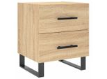Syfax™ Comodino Rovere Sonoma 40X35X47,5 Cm In Legno Multistrato