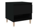 Syfax™ Comodino Nero 50X46X50 Cm In Legno Multistrato