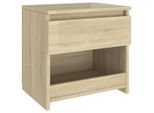Syfax™ Comodino Rovere Sonoma 40X30X39 Cm In Legno Multistrato