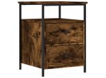 Syfax™ Comodino Rovere Fumo 44X45X60 Cm In Legno Multistrato