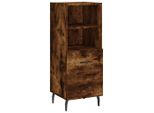 Syfax™ Credenza Rovere Fumo 34,5X34X90 Cm In Legno Multistrato