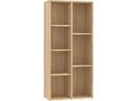 Syfax™ Libreria Rovere Sonoma 50X25X106 Cm In Legno Multistrato